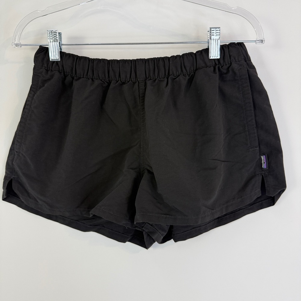 Patagonia Barely Baggies Shorts 2.5" Womens M Black 57043 Active Hiking Pockets